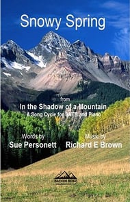Snowy Spring SATB choral sheet music cover Thumbnail